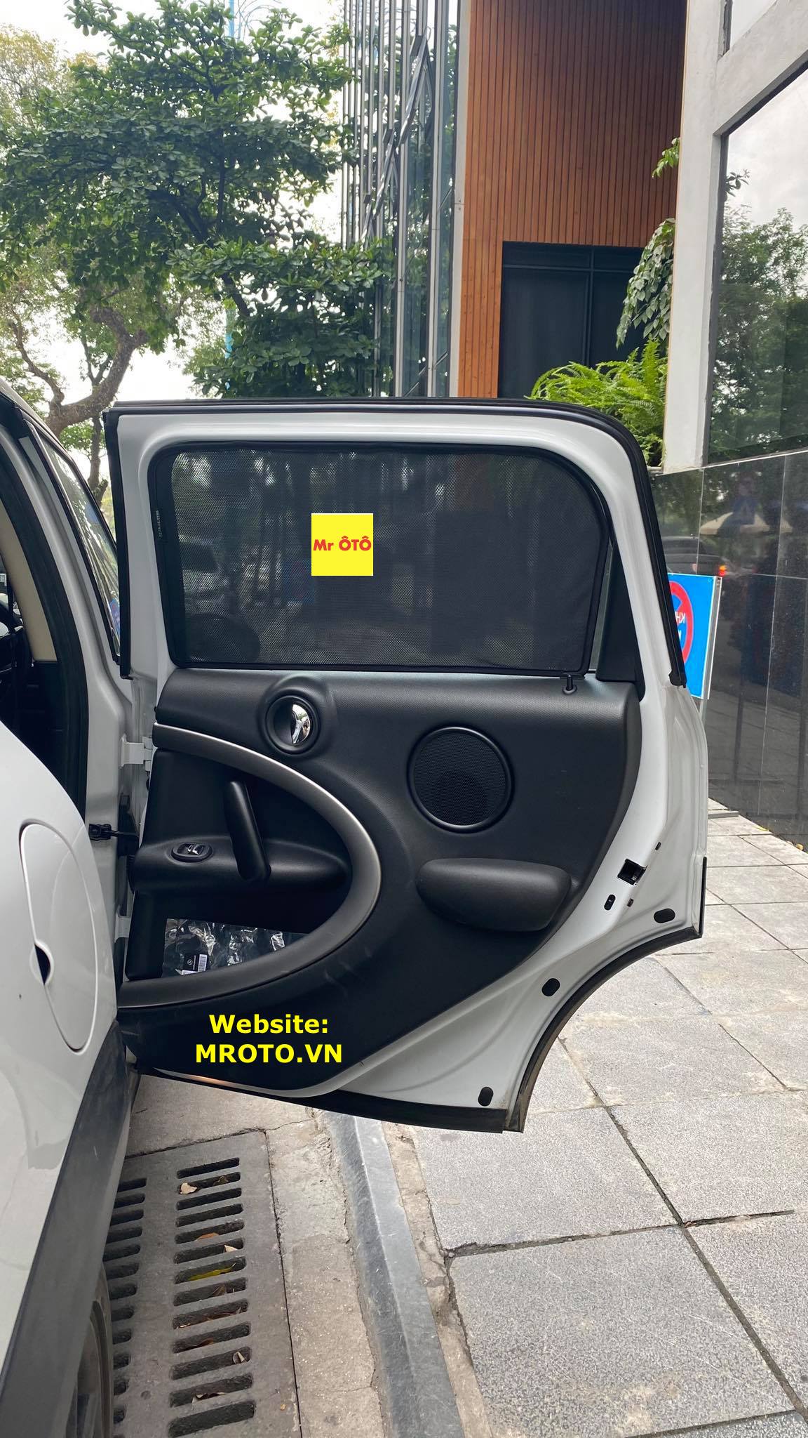 Rèm Che nắng xe MINI COOPER COUNTRYMAN 2017-2023 1 có hút nam châm, Vải dày dặn, chống nắng tuyệt đối