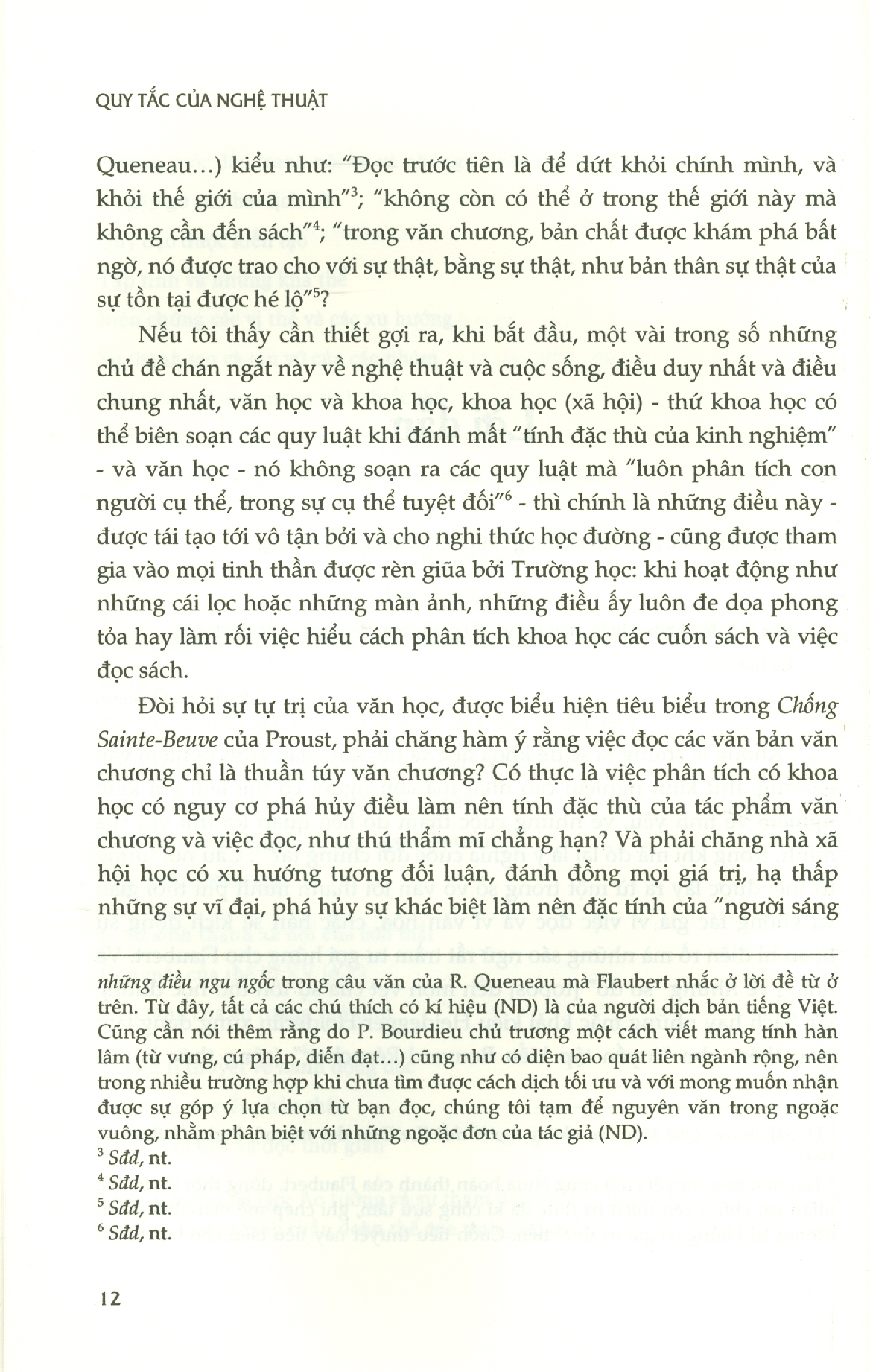 QUY TẮC CỦA NGHỆ THUẬT – PIERRE BOURDIEU – NXB Tri Thức