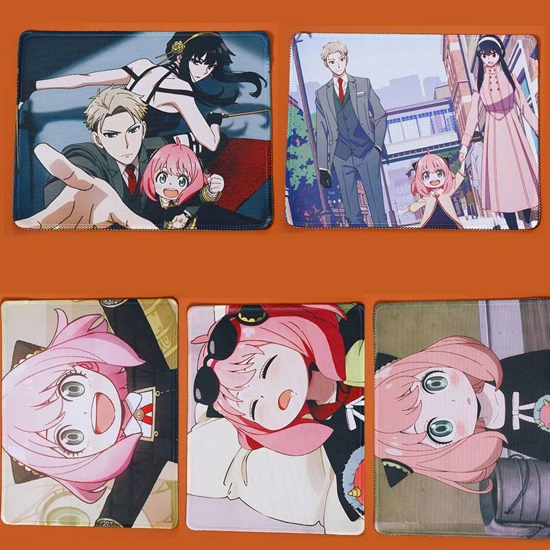 Miếng Lót Chuột Bằng Da Chống Trượt Hình Anime SPY×FAMILY Forger Anya Forger Yor Forger Universal Cho Trẻ Em