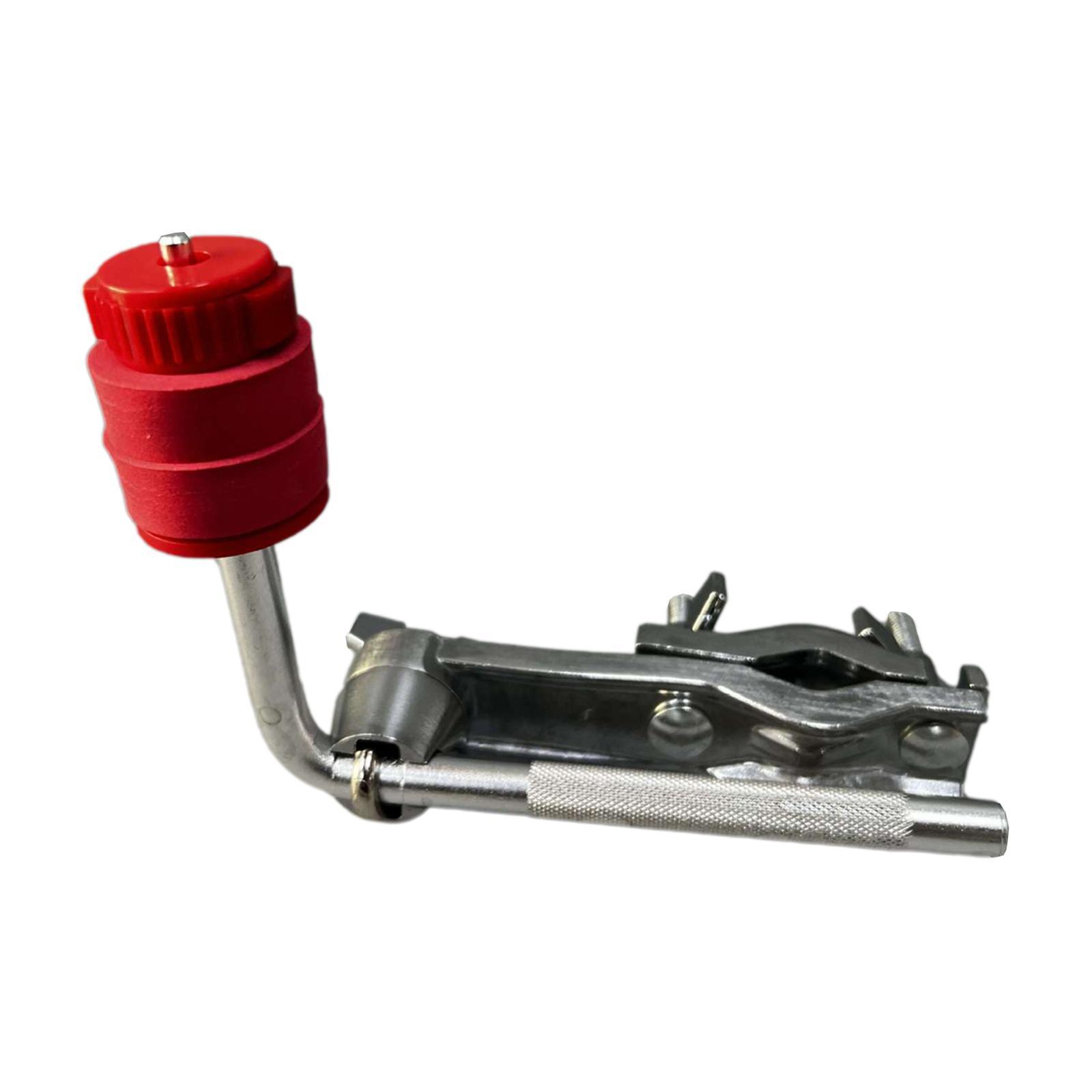Zinc Alloy Drum Stand Clamp Drum Accessories Arm Stand Durable Adjustable Drum Extension Clamps Mount Cymbal Clip for Percussion Tool