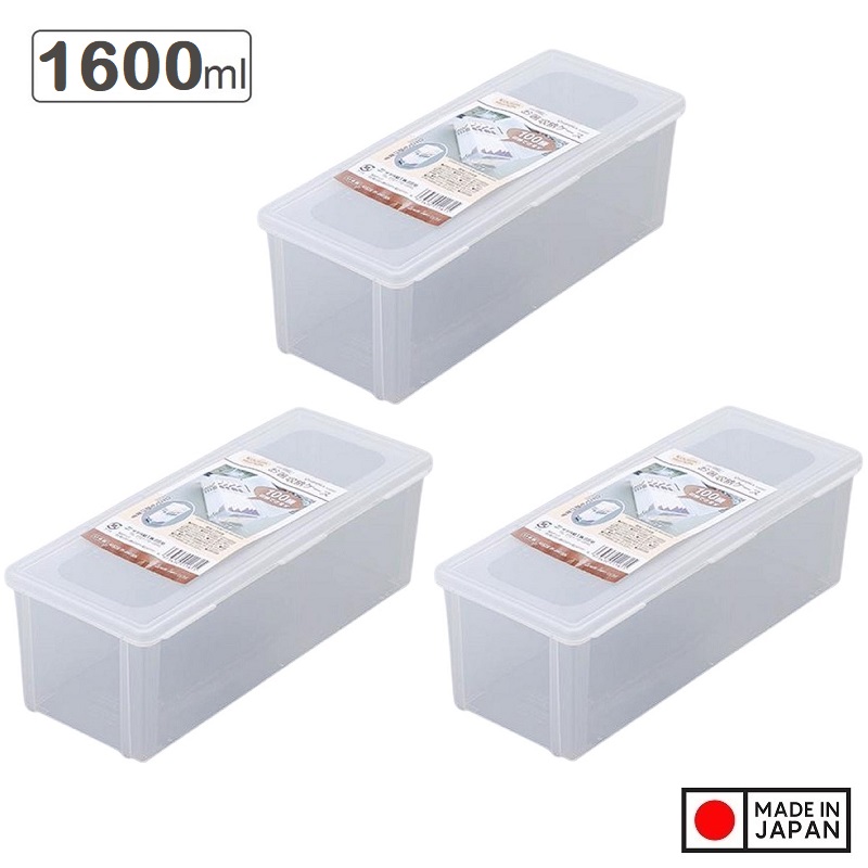 Combo hộp đựng đũa thìa cất gọn có nắp khóa an toàn Sanada 1.6L nội địa Nhật Bản (Made in Japan)