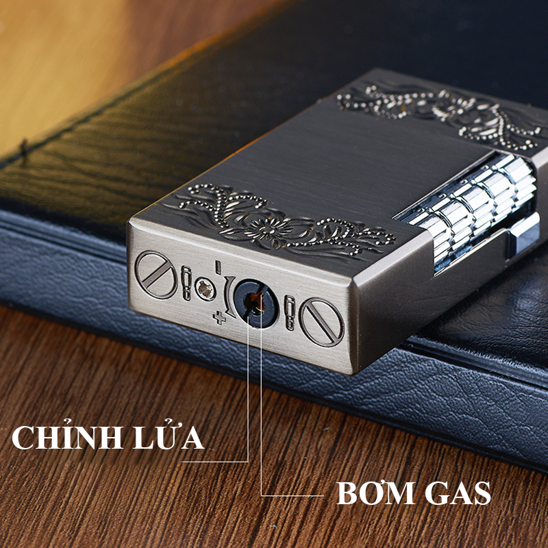 Bật Lửa Dupont 2 Chế Độ Lửa Hoa Phú Quý -Xài Gas