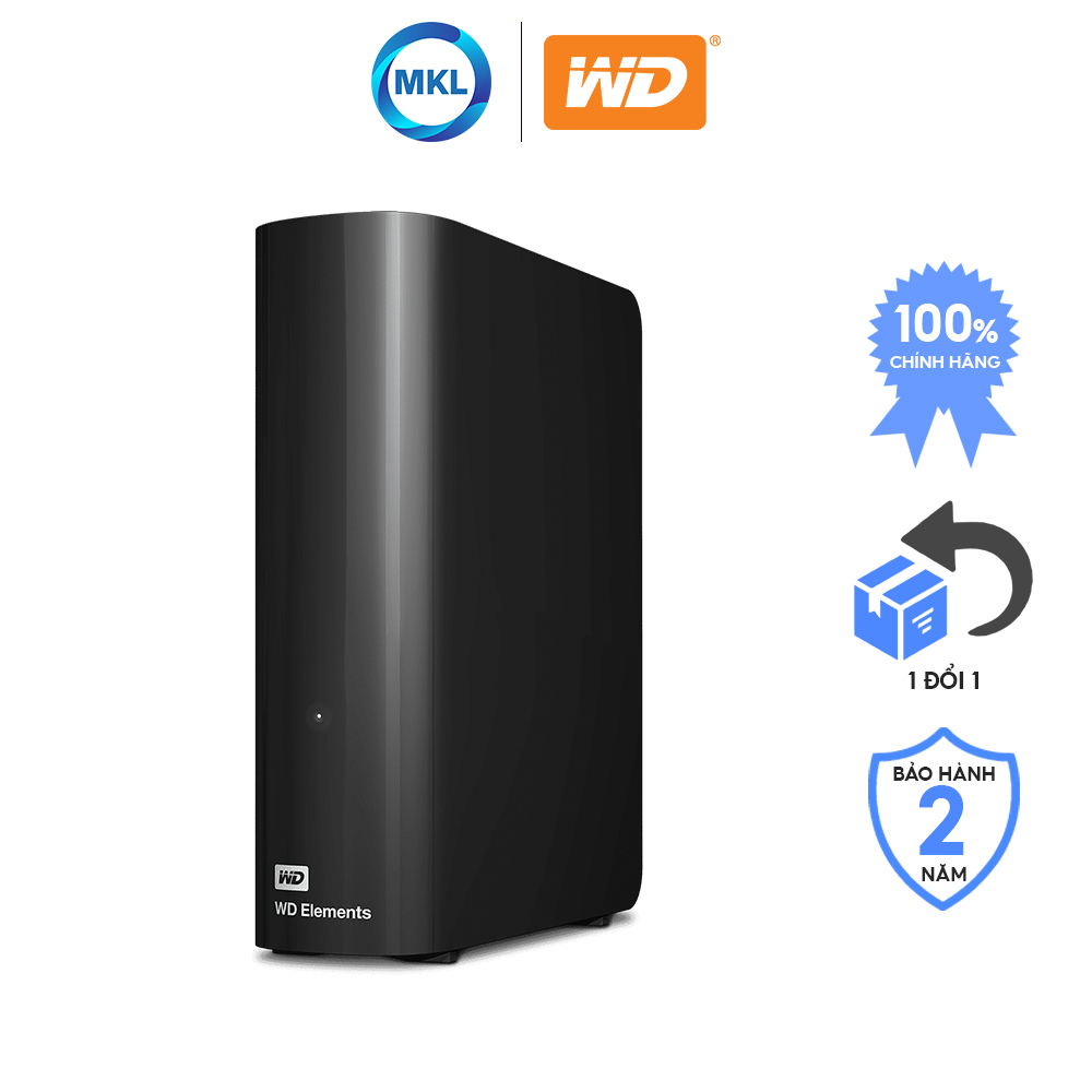 Ổ Cứng Di Động WD Elements 4TB/6TB/8TB/10TB/12TB/14TB 3.5 in.ch Hàng Chính Hãng