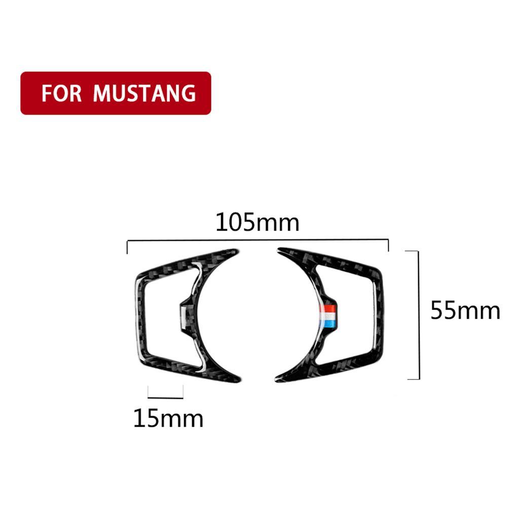 Car Headlight Switch Speaker Covers Trim Panel for Mustang 2015-2017