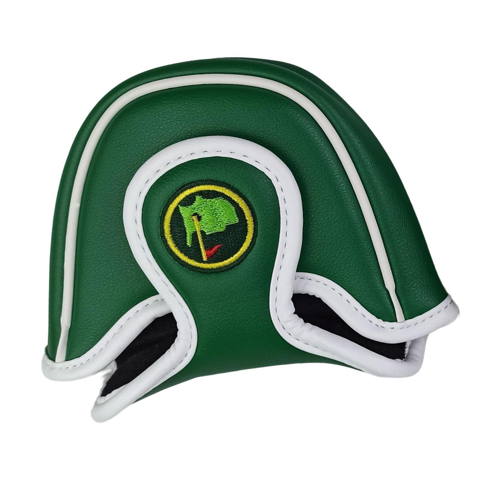 Golf Mallet Putter Head Cover  Closure Durable Waterproof PU Leather