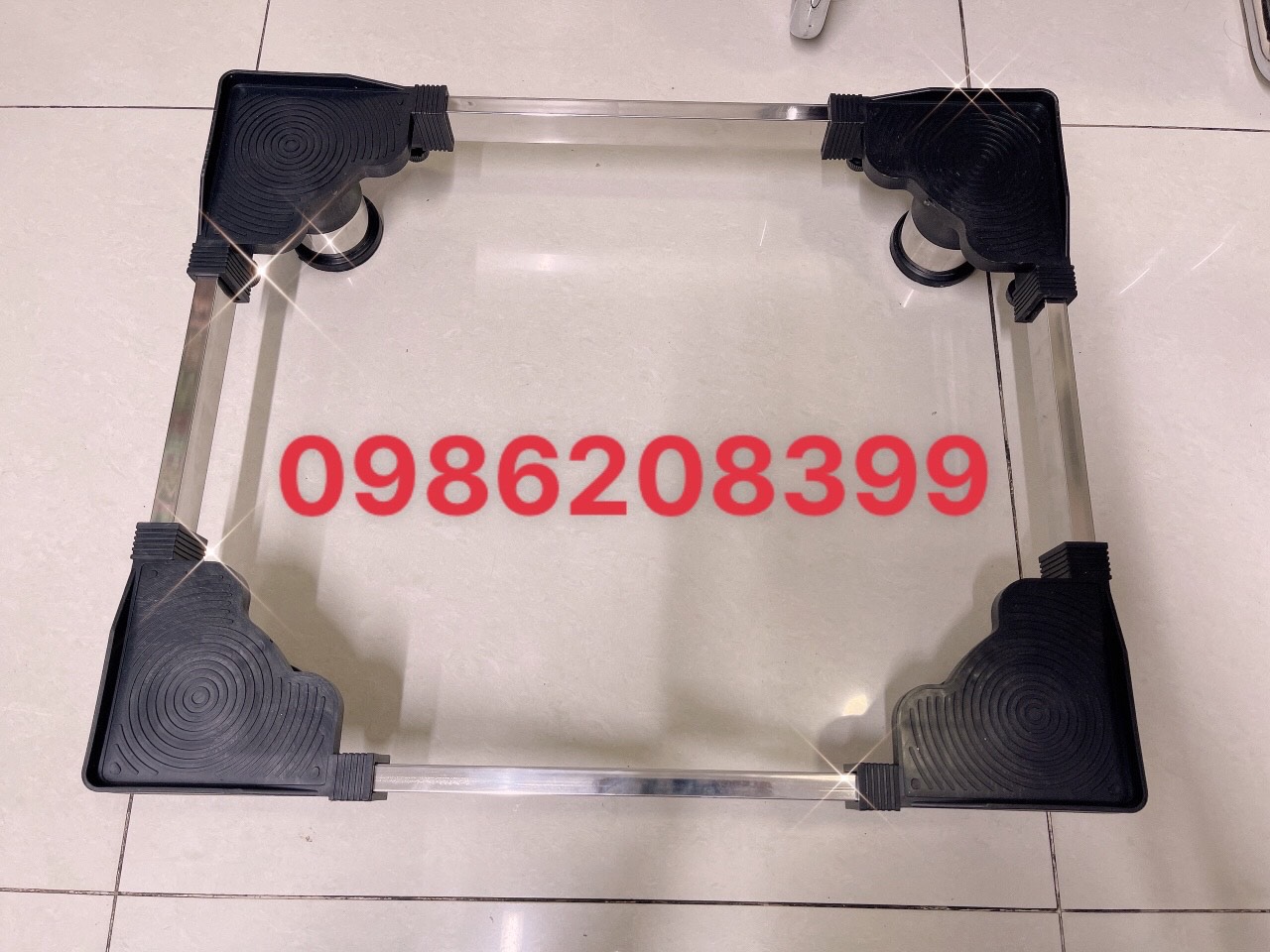 Chân đế máy giặt, tủ lạnh, máy lọc nước đa năng - inox