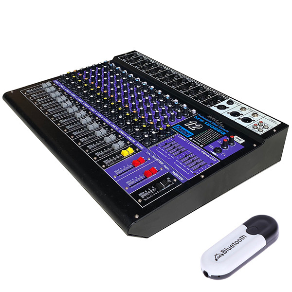 Mixer hay còn gọi là bàn trộn nhạc cho karaoke và nghe nhạc MX - 1202 EQ BellPlus (hàng chính hãng)