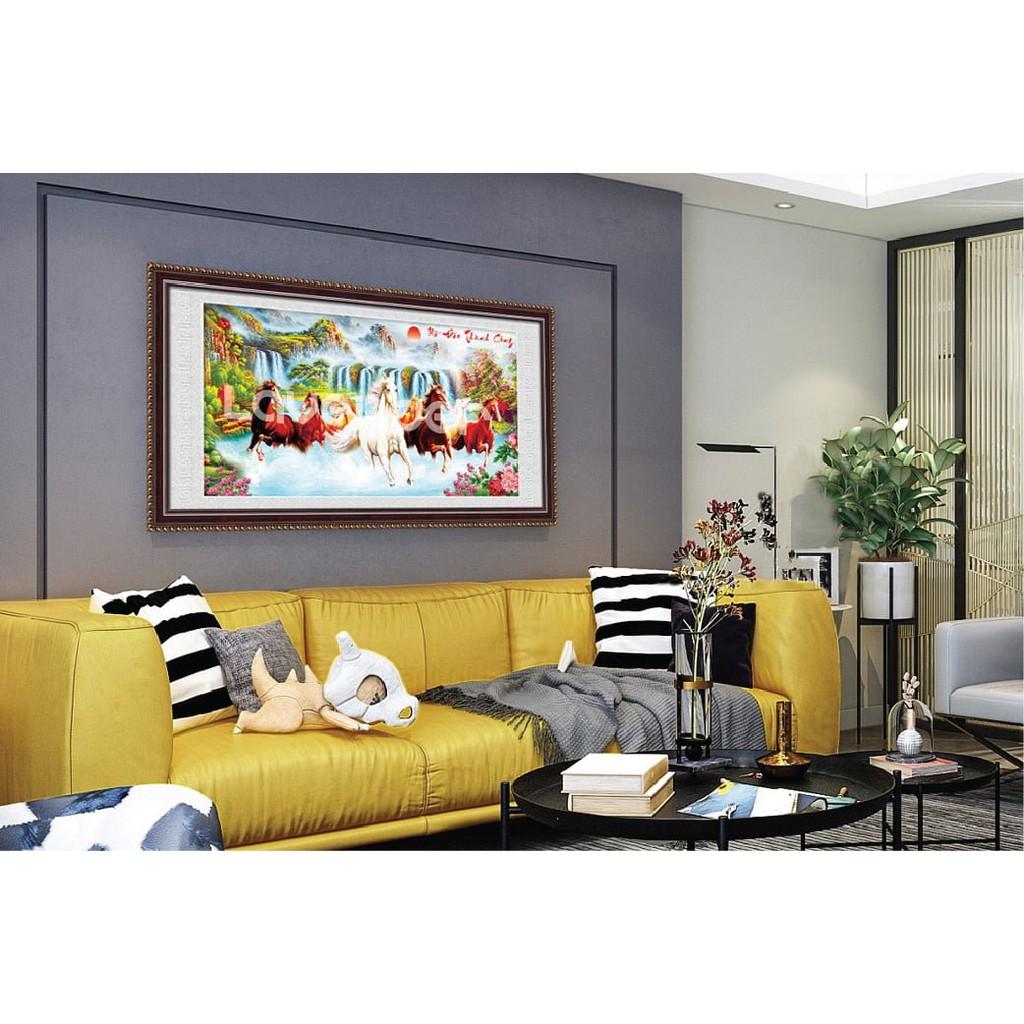 Tranh thêu mã đáo thành công LV3133 - kích thước: 92 * 51cm.