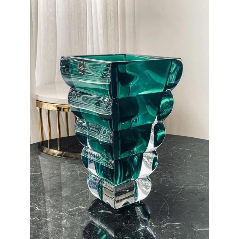 Lọ Hoa Pha Lê Rogaska Adria, Bình Cắm Hoa Đẹp, Lọ Cắm Hoa Thủy Tinh Đẹp, Cao 25cm, Nhập Đức