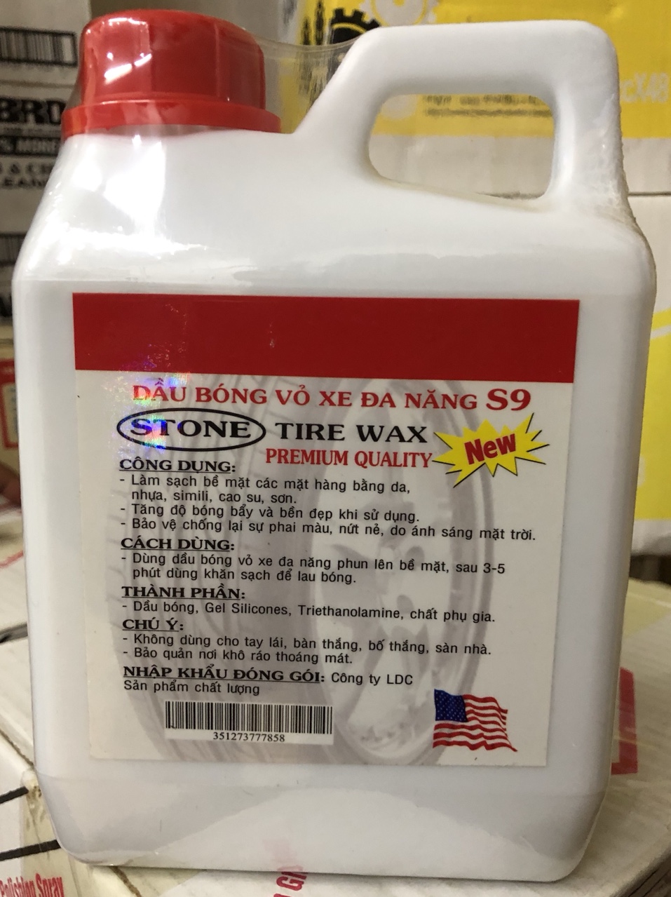 Dầu bóng vỏ xe đa năng Tire Wax S9 1Lít