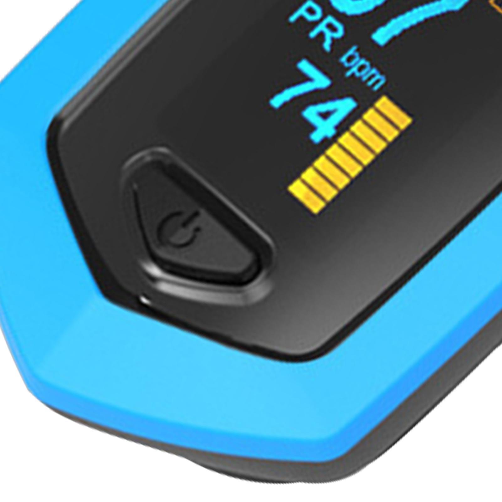 Digital Fingertip Pulse Oximeter One Key Start Mini for Outdoor Sports