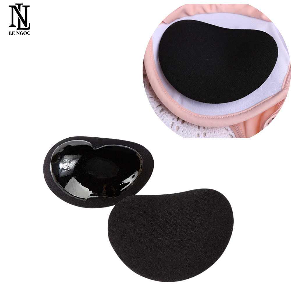 Miếng dán độn áo lót,áo bơi nâng ngực, cặp miếng dán nâng ngực, mút độn tim dày 2cm siêu nâng tăng vòng 1 -LN005