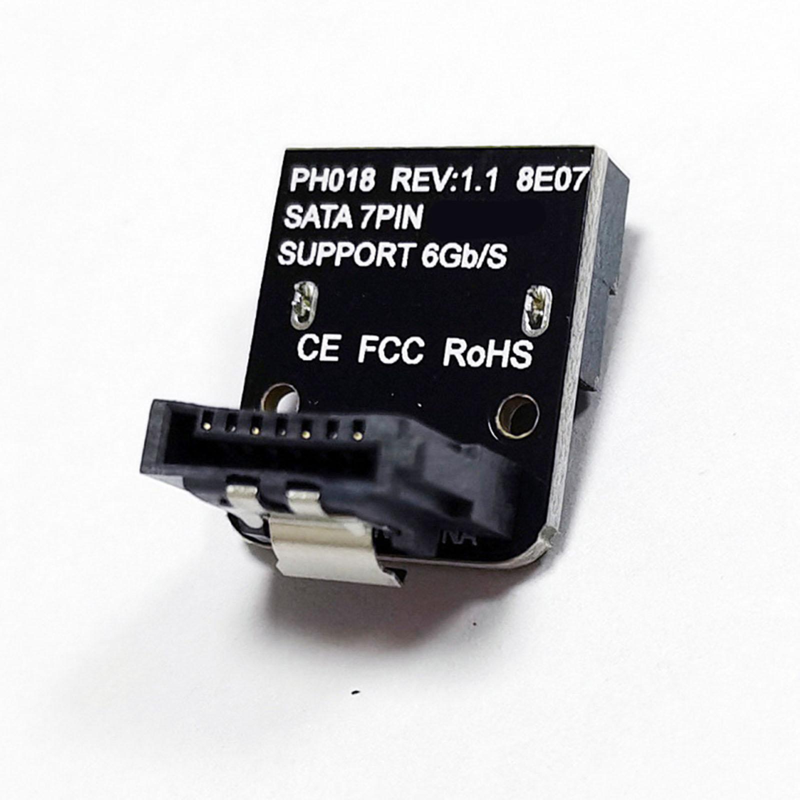 7Pin Female to Male Adapter Connector Durable 90 Degree Converter for SSD HDD