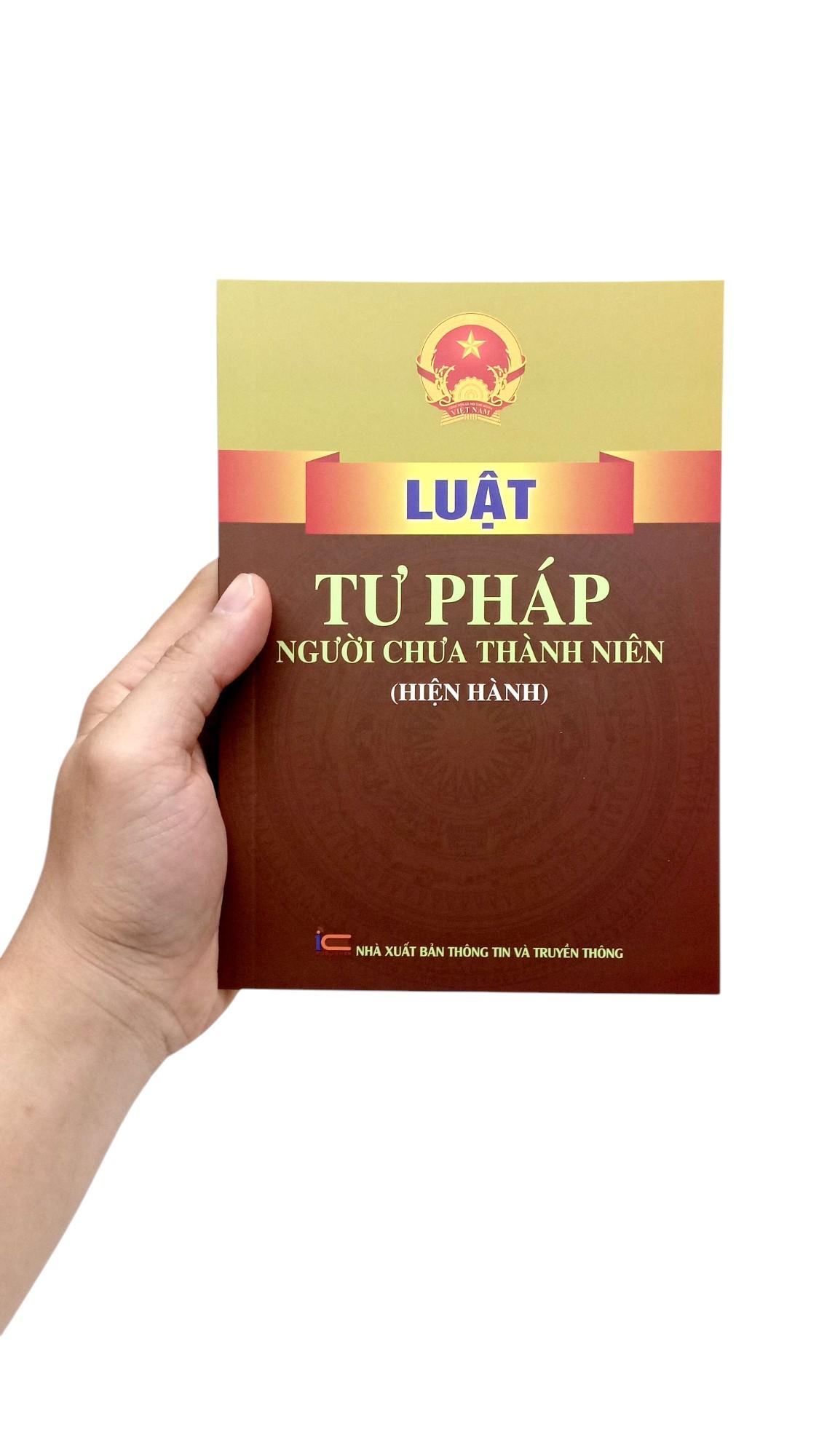 Sách - Luật Tư Pháp Người Chưa Thành Niên (Hiện Hành) 