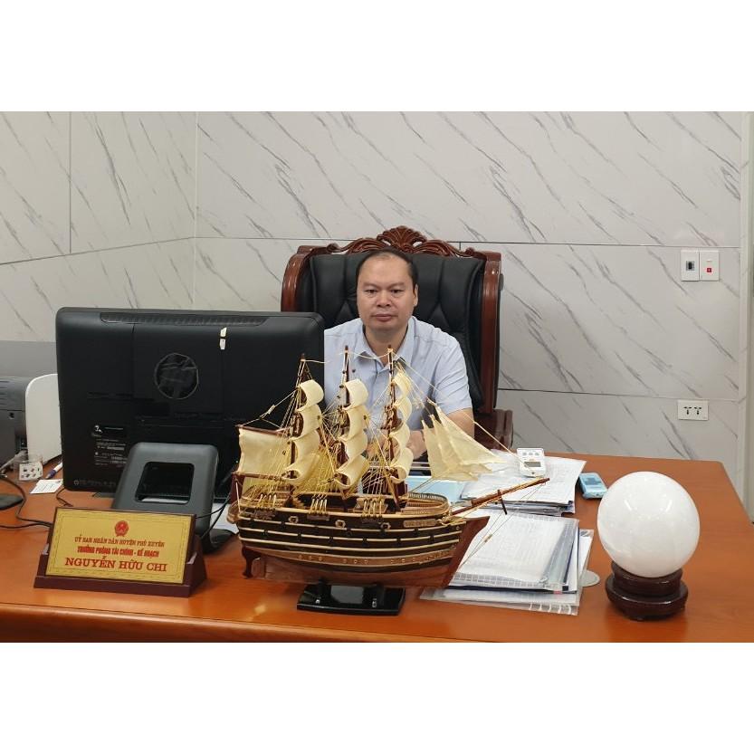Thuyền Buồm gỗ còng dài 56CM