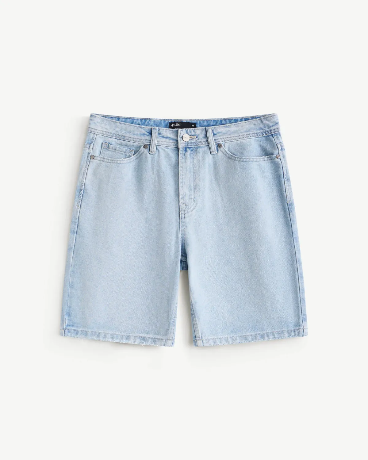 Quần short denim nam nhãn point. Straight - ROUTINE 10F25DPS002