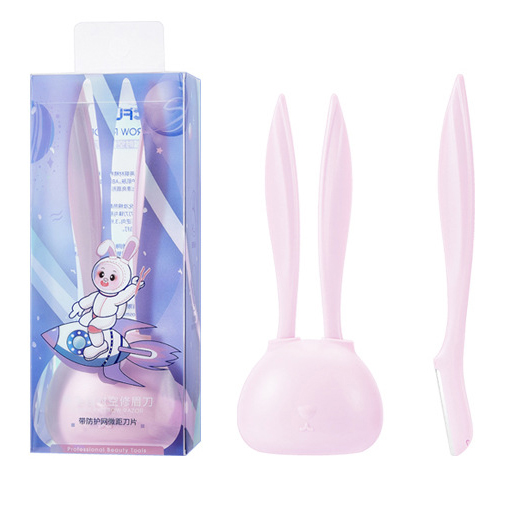 Bộ 2 dao cạo tỉa lông mày Rabbit Eyebrow Razor tỉa chân mày tóc mái tiện lợi