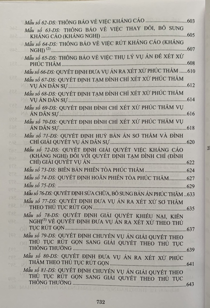 Hệ thống các nghị quyết của Hội đồng Thẩm phán Tòa án nhân dân tối cao về dân sự và tố tụng dân sự từ 1990-2023