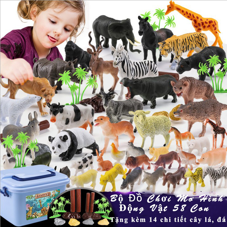 Đồ Chơi Mô Phỏng Các Con Thú Hoang Dã Dành Cho Trẻ Em