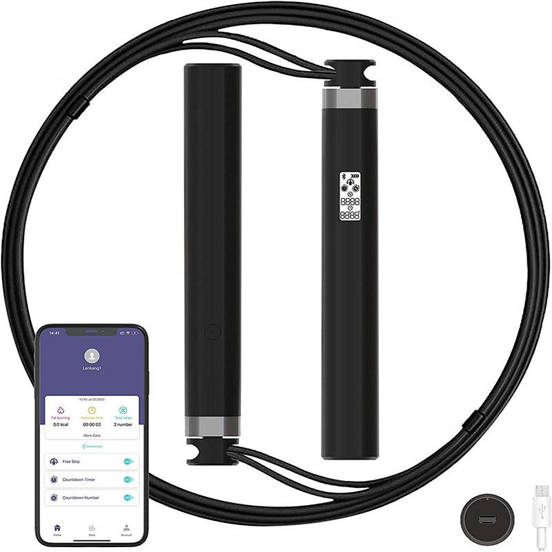 Ứng Dụng Dây Nhảy Android ISO Iphone Thông Minh Huawei Kỹ Thuật Số Chống Lại Thông Minh Giảm Cân Homegym Thể Dục Bỏ Qua Crossfit Thép Tốc Độ