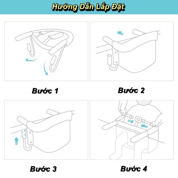 Ghế ăn cho bé di động siêu bền Smart Baby Chair - Euro Outlet