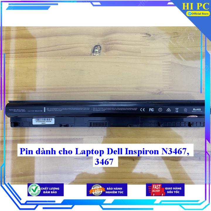 Pin dành cho Laptop Dell Inspiron N3467 3467 - Hàng Nhập Khẩu