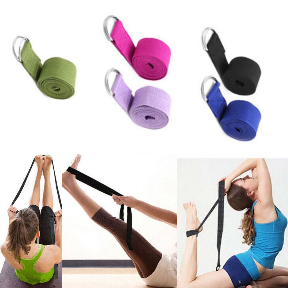 Dây Đai Hỗ Trợ Tập Yoga Sợi Cotton loại 1,8m