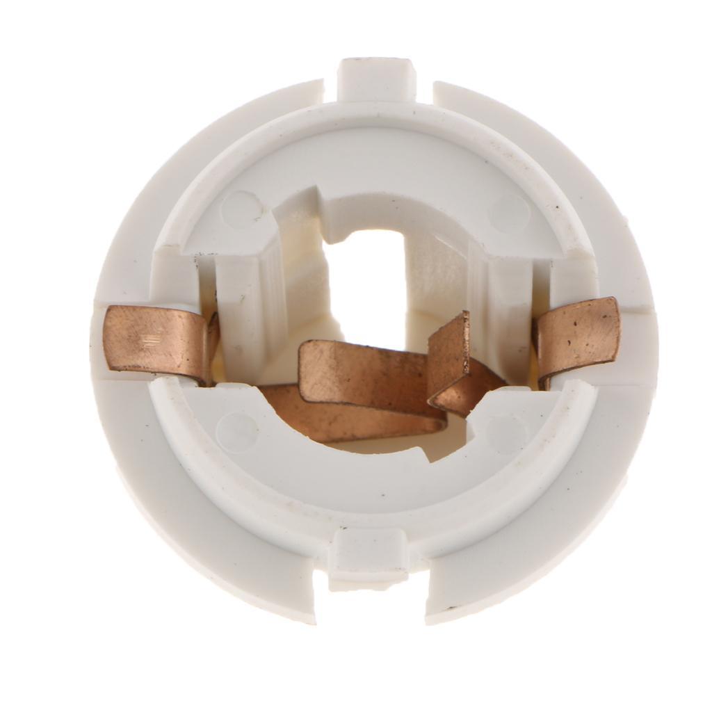 2pcs Auto Car Rear Tail Light Lamp Bulb Socket Holder for 7 Series White