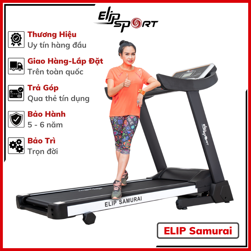 Máy Chạy Bộ Điện Đơn Năng ELIP Samurai