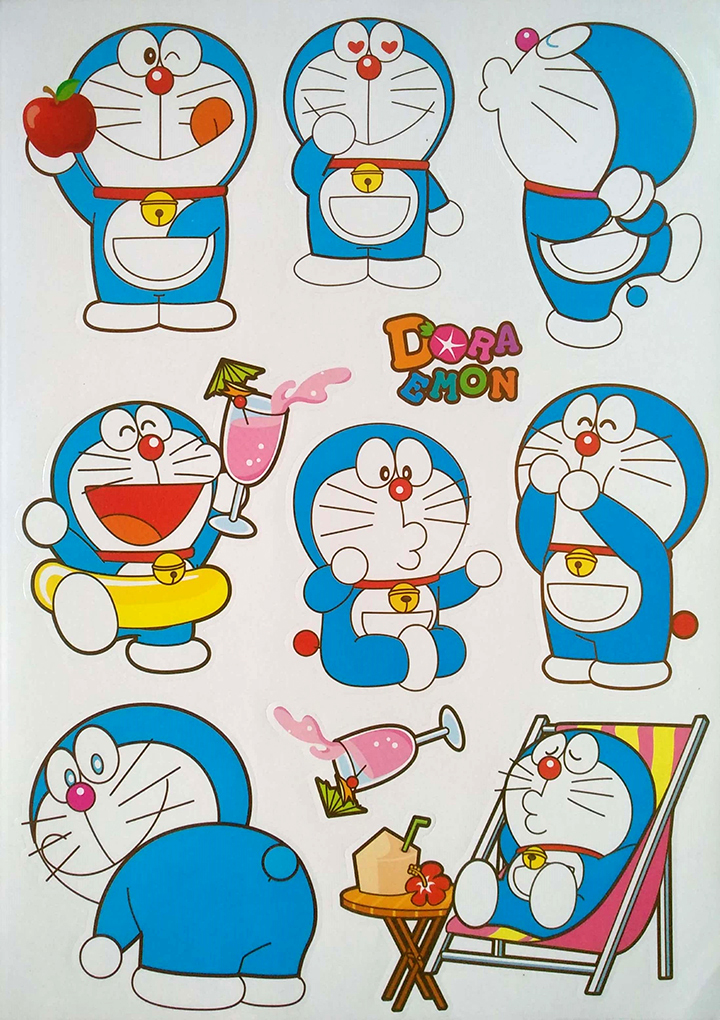 Tấm Sticker dán kích thước 27cm x 37cm nhiều chủ đề