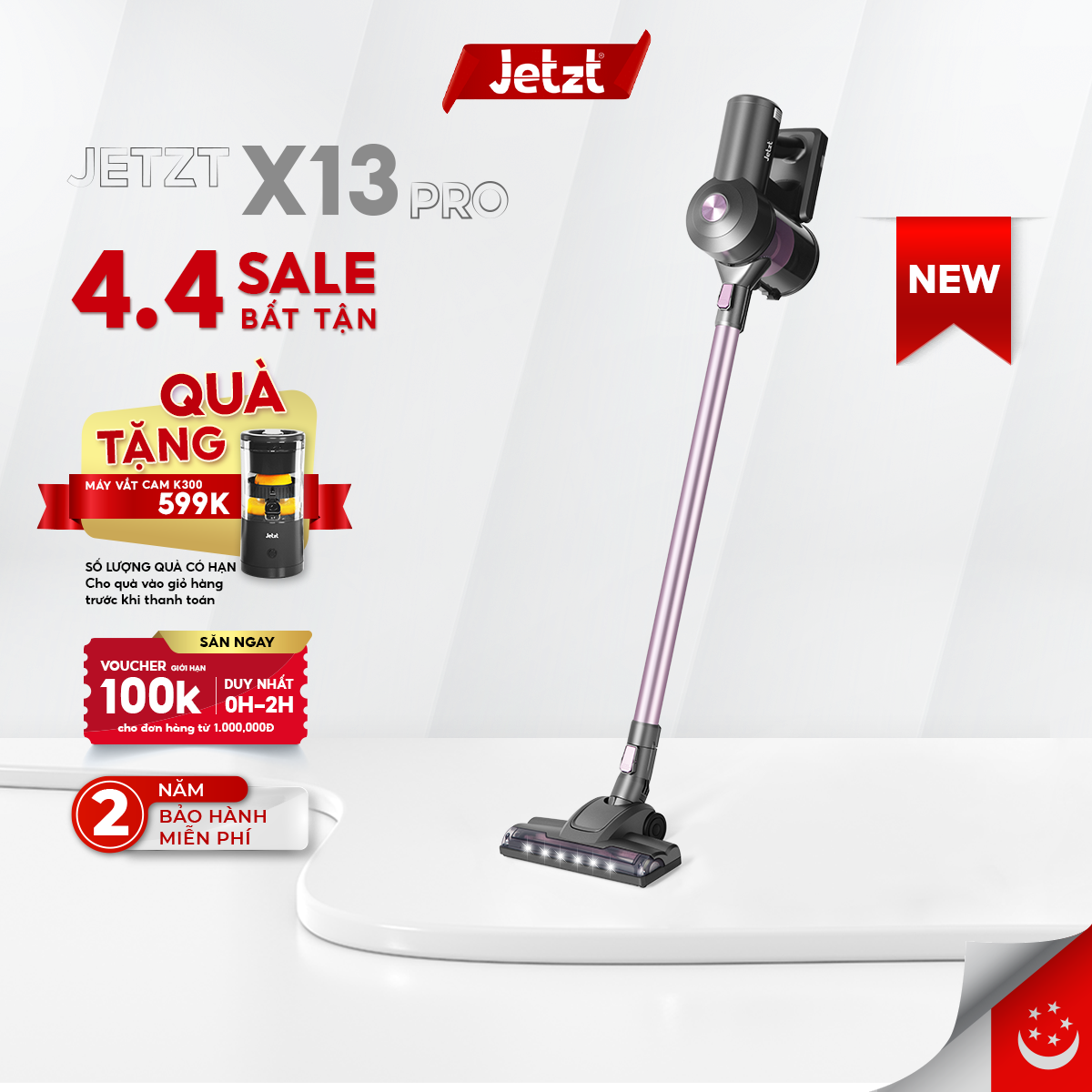 Máy hút bụi cầm tay đa năng X13 PRO, hàng chính hãng