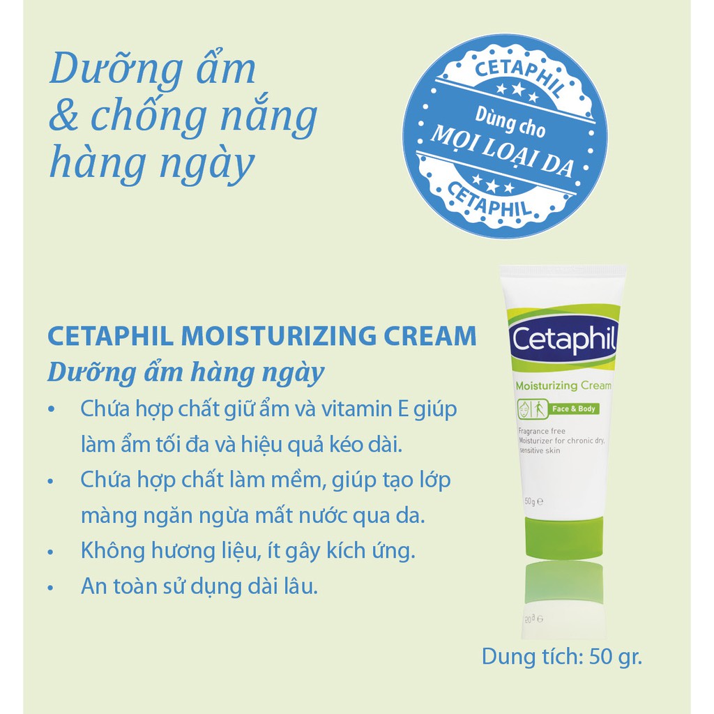 Kem dưỡng ẩm Cetaphil Moisturizing Cream 50g