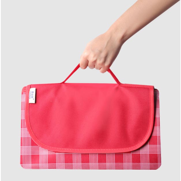 THẢM DÃ NGOẠI, DU LỊCH, PICNIC CAO CẤP - Chống thấm nước, họa tiết caro, gấp gọn tiện lợi - 2 kích thước khách chọn màu!