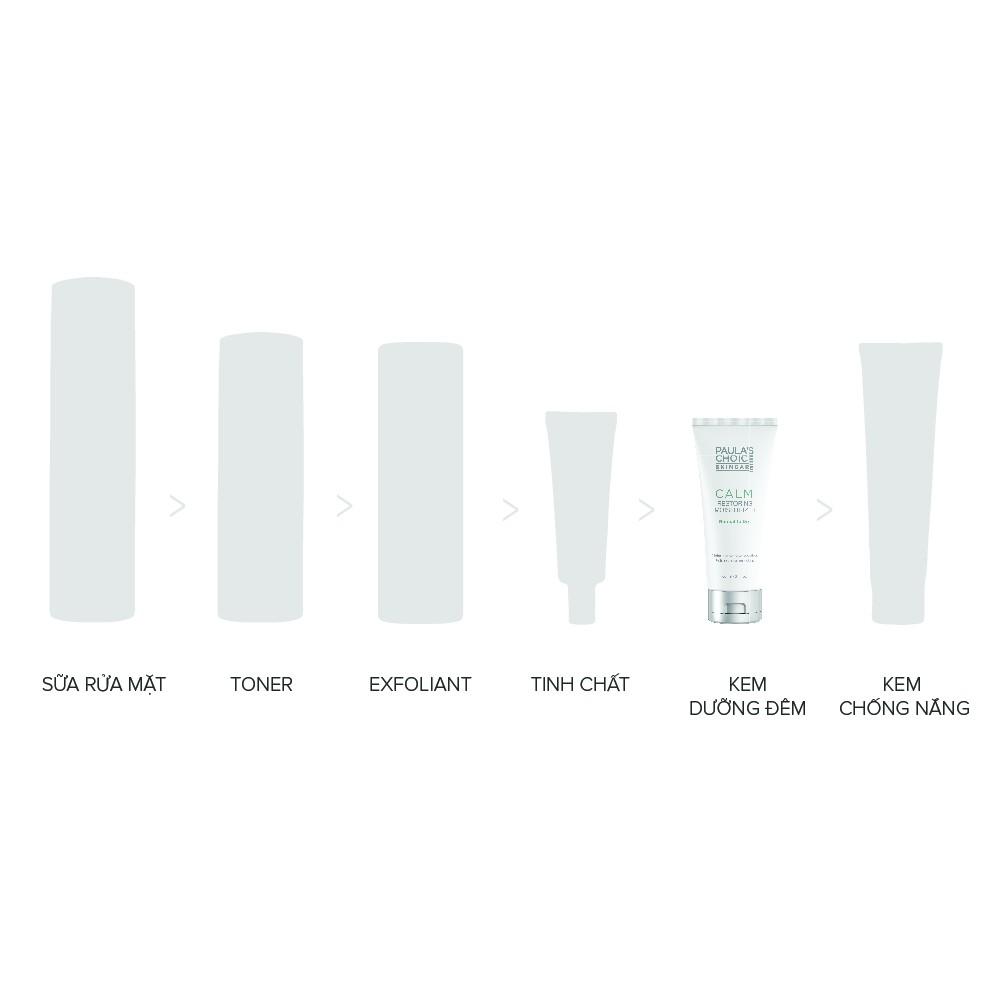 Kem dưỡng ẩm ban đêm dành cho da khô nhạy cảm Paula's Choice Calm Restoring Moisturizer Normal to Dry