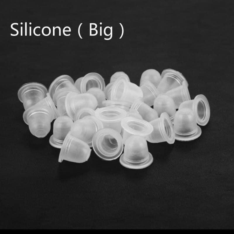 100 chum silicon đựng mực có phân loại nhỏ lớn