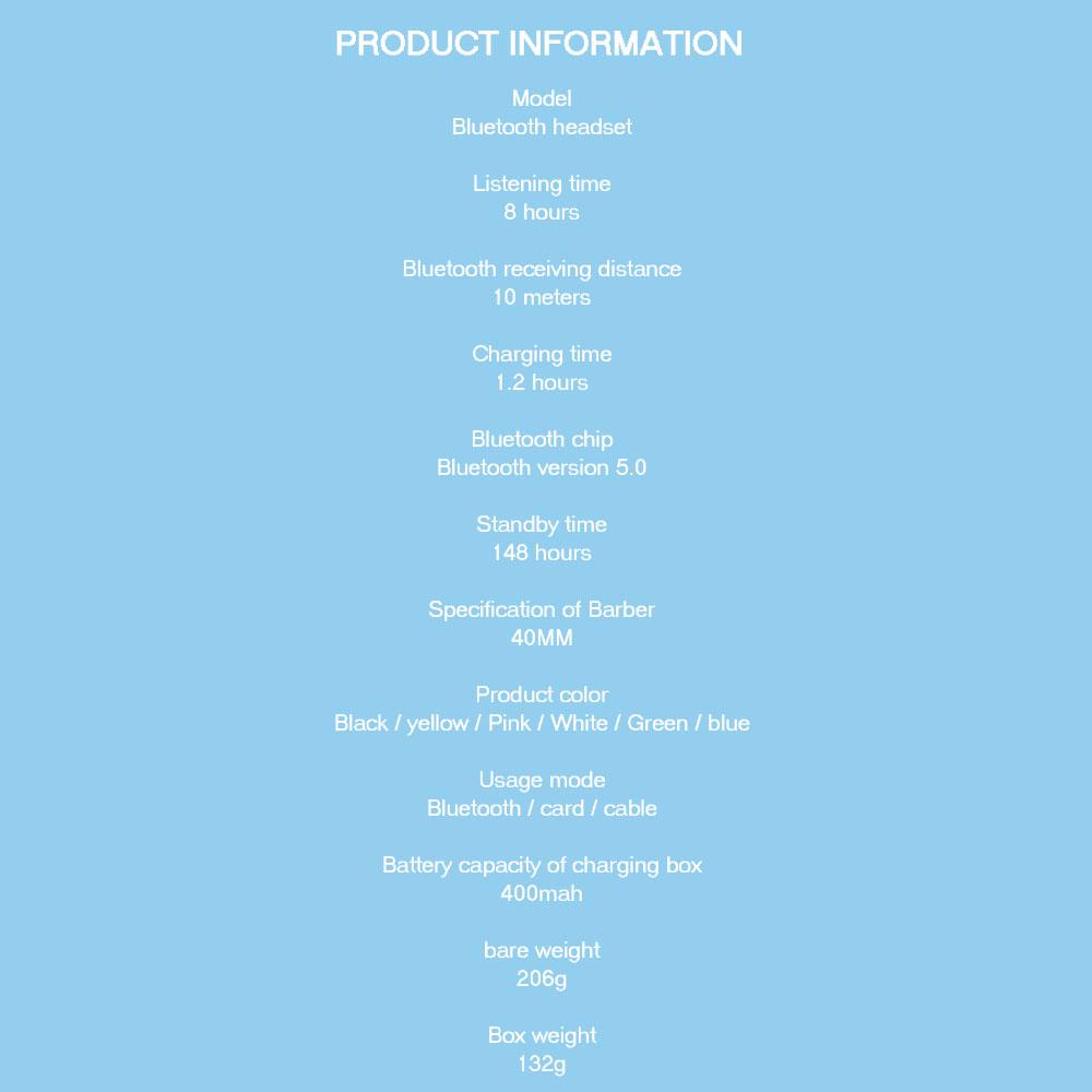 Ms Sáng Mèo Tai Tai Nghe Không Dây LED Kid Cô Gái Nhạc Stereo Mũ Bảo Hiểm Điện Thoại Bluetooth 5.0 Có Thể Điều Chỉnh Tai Nghe Tai Nghe Chụp Tai