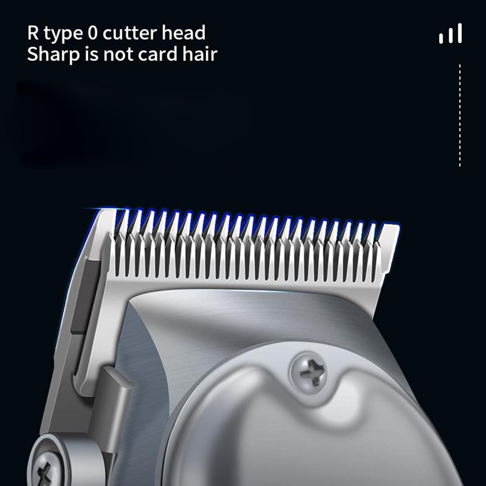 Salon Electric Hair Beard Grooming Trimmer Kit for Men Low Noise