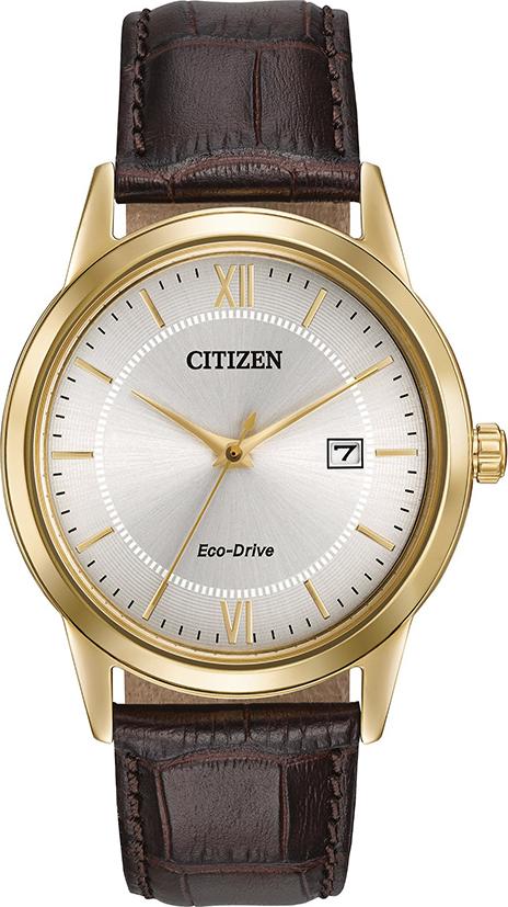 Đồng Hồ Nam Dây Da CITIZEN AW1232-12A (40mm) - Nâu