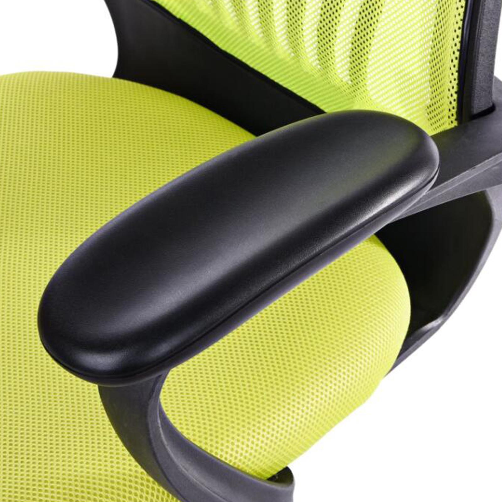 2Pcs Desk Chair Armrest Pads Gaming Chair Extra Thick PU Leather