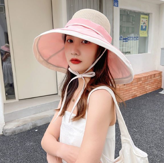 Mũ rộng vành chống nắng chống tia cực tím cao cấp mới, nón nữ rộng vành thời trang