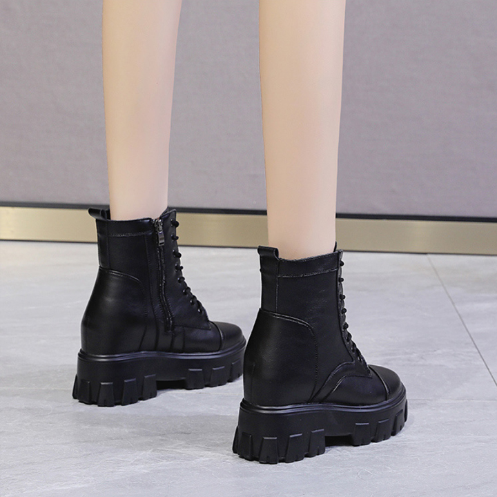 Giày Boots Cao Cấp da thật 10cm PBOD766-4051