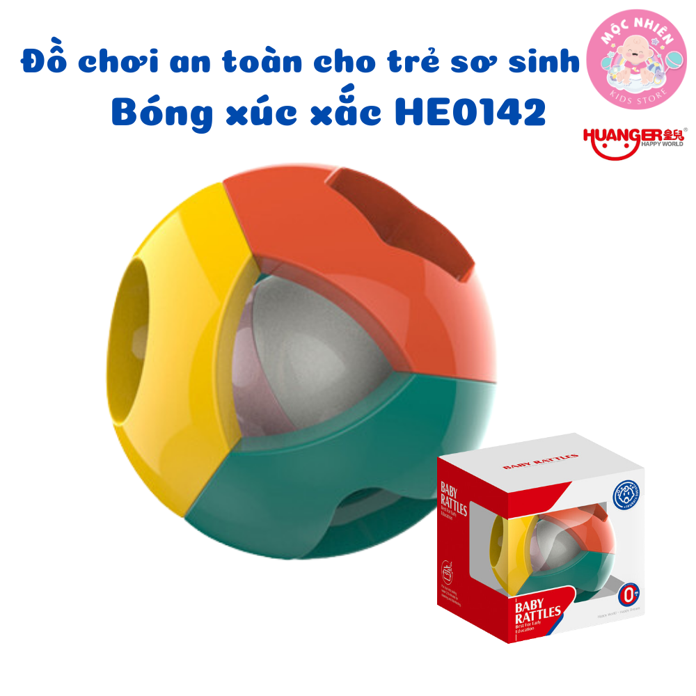 Đồ Chơi Xúc Xắc HUANGER HE0142 Baby Rattles - Bóng Xúc Xắc Cho Bé Sơ Sinh Từ 0 Tháng Tuổi