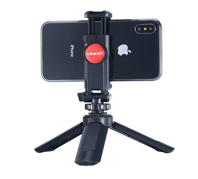 Gá kẹp điện thoại Ulanzi ST-06 gắn lên tripod, thanh trượt quay video, ring light hàng chính hãng