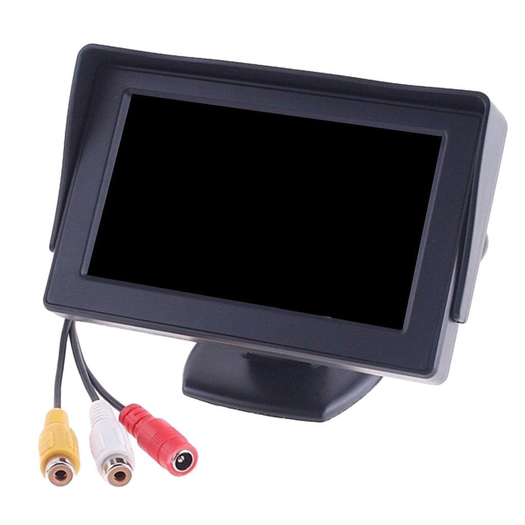 Rearview Mirror Video Vehicle Camera 4.3" LCD Display