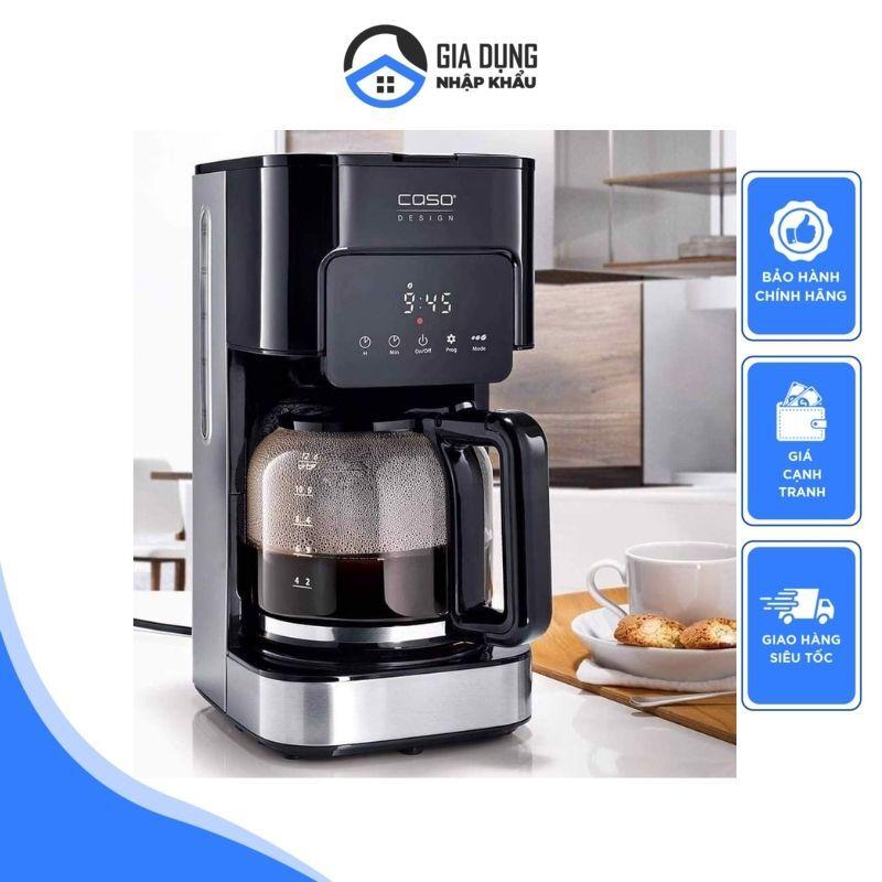 Máy Pha Cà Phê Caso Coffee Taste &amp; Style Thermo, Máy Pha Café Mini Tự Động, Bình Chứa 1.5l, Hẹn Giờ Ủ Cà Phê, Nhập Đức