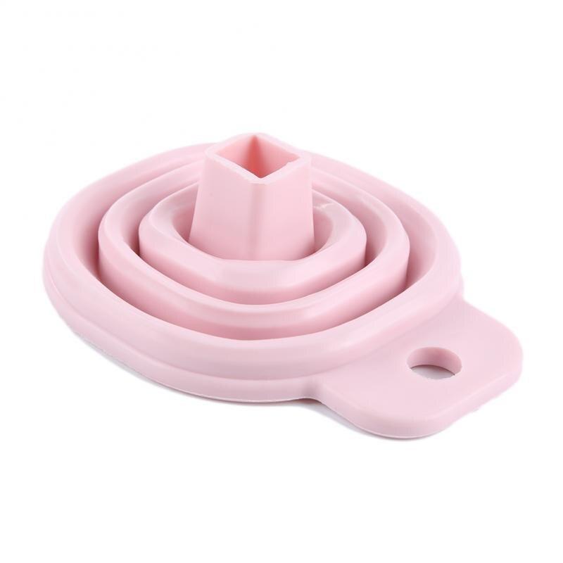 1pcs Mini Foldable Funnel Collapsible Silicone Portable Soft Home Household Liquid Dispensing Kitchen Tools Gadgets Colander