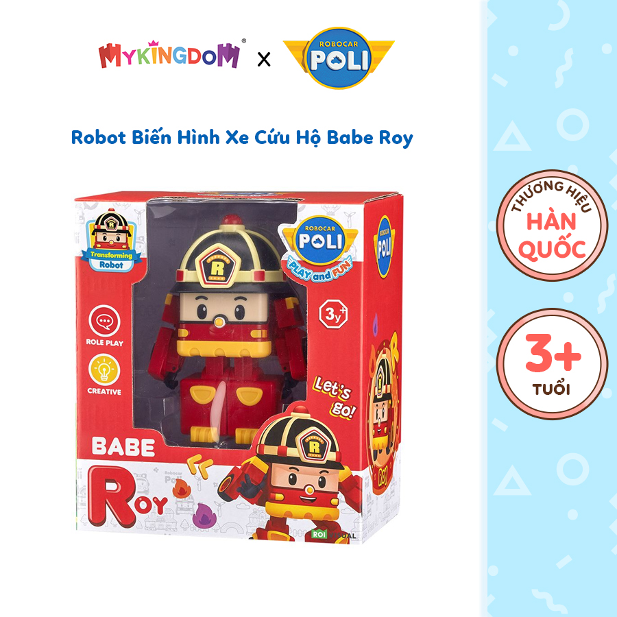 Đồ Chơi Robot Biến Hình Xe Cứu Hộ Babe Roy ROBOCAR POLI ZR919