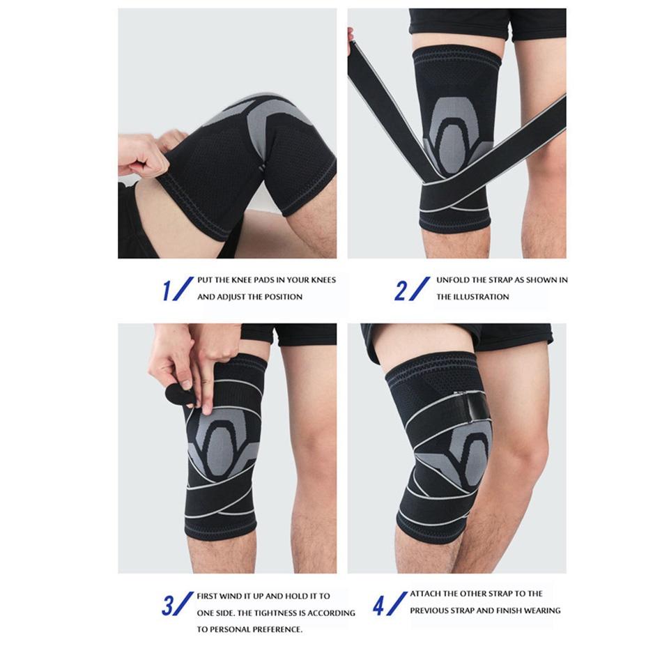 Băng quấn bảo vệ đầu gối có thể điều chỉnh tiện dụng