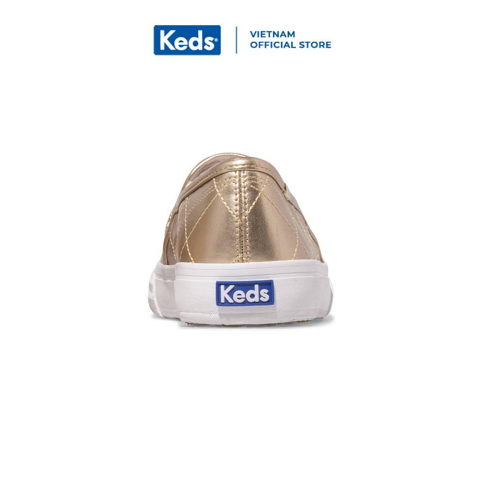 Giày Keds Nữ- Double Decker Quilted PU- KD065602