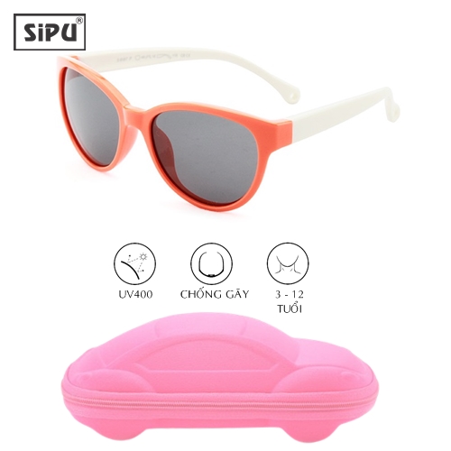 Mắt Kính Trẻ Em SiPU Chính Hãng MK19 Chống UV400 + Chống gãy Cho Bé Trai Bé Gái